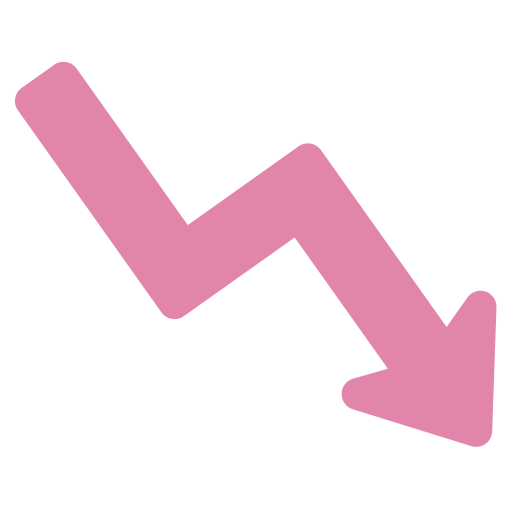 Downward Chart Icon