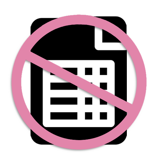 Manual or Spreadsheets Icon