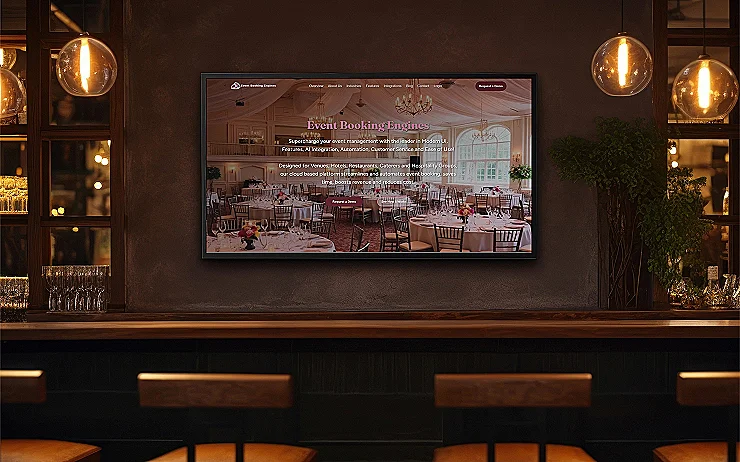 Live Website: 4K Interactive Display