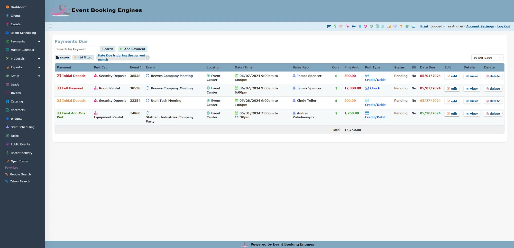 Online Invoices and Payments